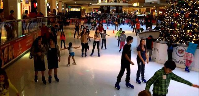 Ice at the Galleria