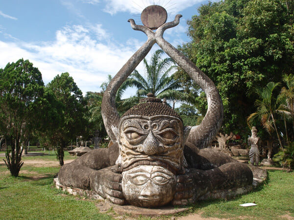 The Buddha Park (Xieng Khuan) in Laos