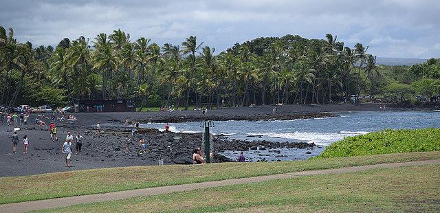 Punalu'u Black Sand beach