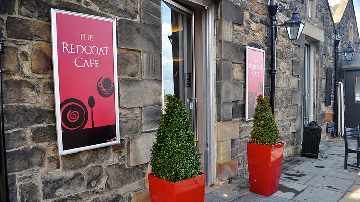 Redcoat cafe at Edinburgh Castle