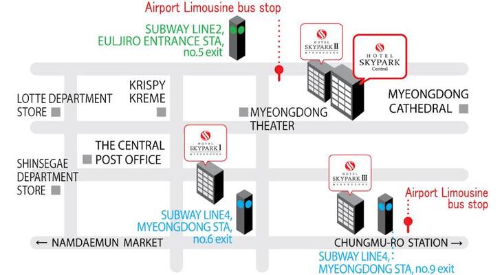 Hotel Skypark Central Myeongdong