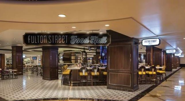 Fulton Street Food Hall at Harrah's Las Vegas