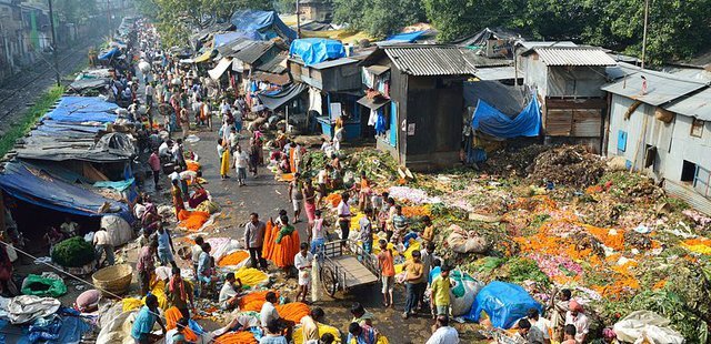 Malik Ghat Flower Market