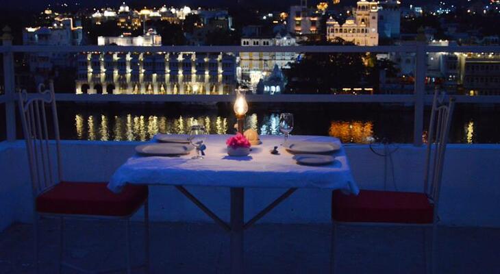 The Red Pier by Downtown Udaipur
