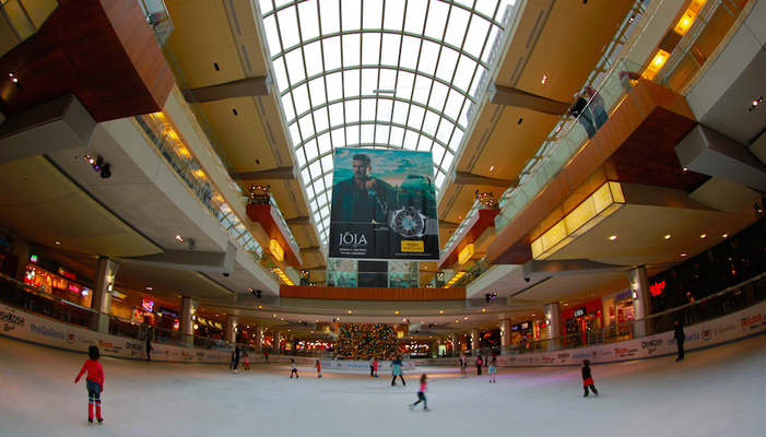 Ice at the Galleria