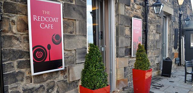 Redcoat cafe at Edinburgh Castle