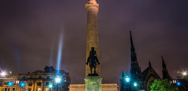 Washington Monument and Mount Vernon Place