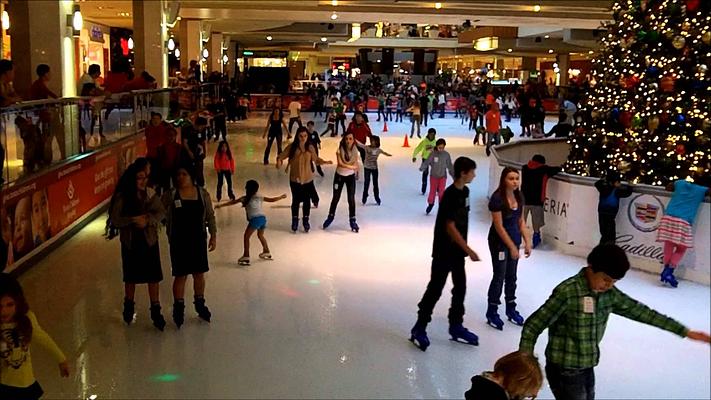 Ice at the Galleria