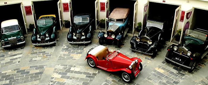 Vintage Collection of Classic Cars Museum