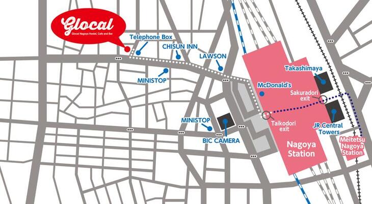 Glocal Nagoya Hostel, Cafe and Bar