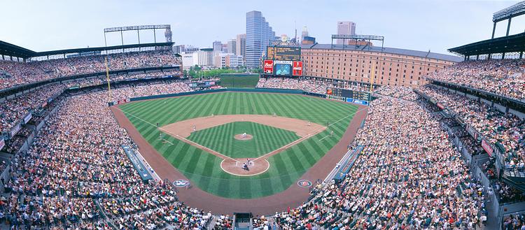 Oriole Park at Camden Yards opened in 1992