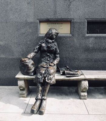 Eleanor Rigby Statue